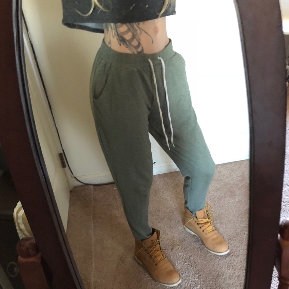 Olive Green Joggers